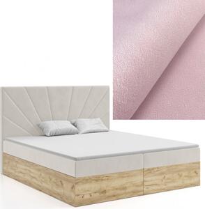 MD Kontinentálna Boxspring posteľ FLORENCE 140x200 výber z farieb MANILA_09
