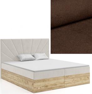 MD Kontinentálna Boxspring posteľ FLORENCE 140x200 výber z farieb KRONOS_06