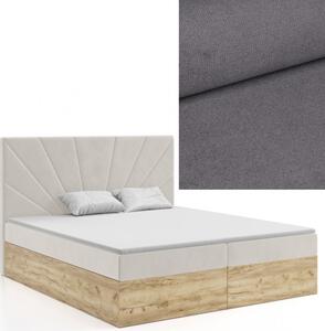 MD Kontinentálna Boxspring posteľ FLORENCE 140x200 výber z farieb KRONOS_22