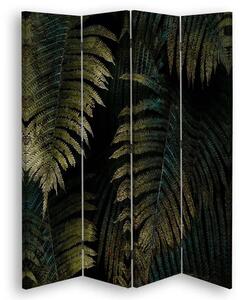 Paraván Leaf in the Dark Rozmery: 145 x 170 cm, Prevedenie: Klasický paraván