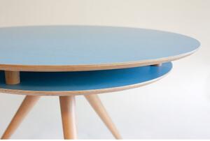 Modrý jedálenský stôl Ragaba Triad