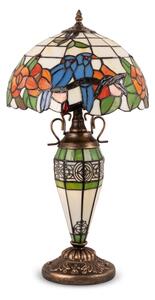 Brilagi - Tiffany vitrážová stolná lampa JUNGLE 1xE27/60W/230V + 1xE14/40W