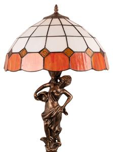 Brilagi - Tiffany vitrážová stolná lampa SIENNA 1xE27/60W/230V