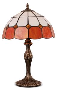 Brilagi - Tiffany vitrážová stolná lampa SIENNA 1xE27/60W/230V