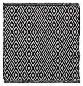Sealskin Trellis koberček do kúpeľne 60x60 cm štvorec čierna 800107