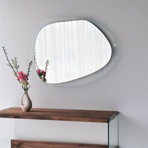 Kalune Design Dekoratívne nástenné zrkadlo Aqua 75x55 cm transparentné