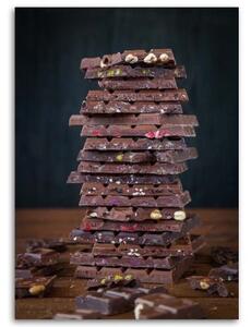 Obraz na plátně Čokoládové bonbony - 40x60 cm
