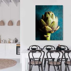 Obraz na plátně Artyčok zeleninový zelený - 40x60 cm