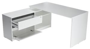 Písací stôl UMAR biela/betón