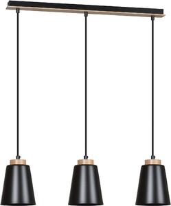 Emibig Bolero závesné svietidlo 3x60 W čierna 4423