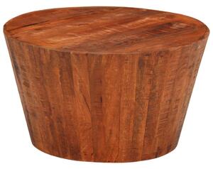 Konferenčný stolík Ø52x30 cm masívne hrubé mangovníkové drevo