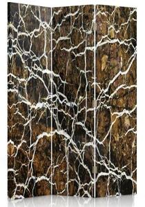 Ozdobný paraván Stromové dřevo - 110x170 cm, trojdielny, klasický paraván