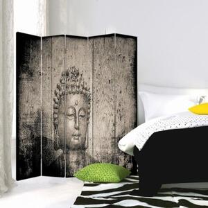 Ozdobný paraván Buddha Zen Spa - 180x170 cm, päťdielny, klasický paraván