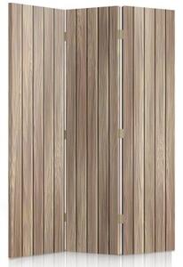 Ozdobný paraván, Světlé desky - 110x170 cm, trojdielny, klasický paraván