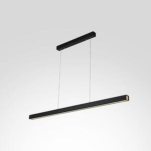 Altavola Design Linear závesné svietidlo 1x36 W čierna-drevená LA089/PR_100_4k_black