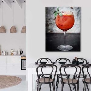 Obraz na plátně Koktejlový nápoj - 40x60 cm