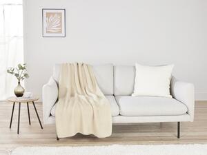 Livarno home Pletená deka, 130 x 150 cm (béžová) (100366181)