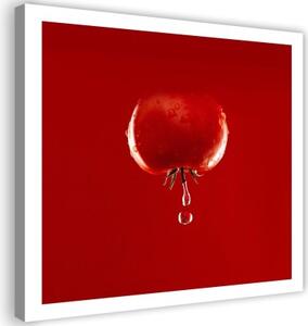 Obraz na plátně Zeleninová voda z červených rajčat - 40x40 cm