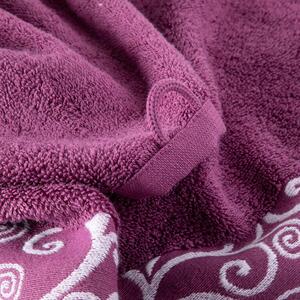 Súprava 2 ks froté uterákov VENEZIA fialová 50 x 100 cm