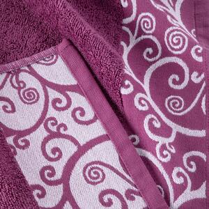 Súprava 2 ks froté uterákov VENEZIA fialová 50 x 100 cm