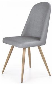 Jedálenská stolička K214 (sivá + dub medový). Vlastná spoľahlivá doprava až k Vám domov. 796630