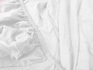 Bavlnené obliečky VIANOČNÝ JELEŇ A TETROV biele + plachta jersey 90x200 cm biela