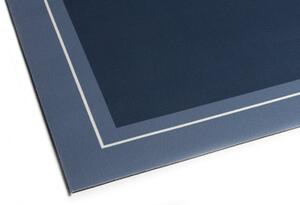 Aqualine, Kúpeľňová predložka 50x80cm, absorpčná, modrá, PCD012