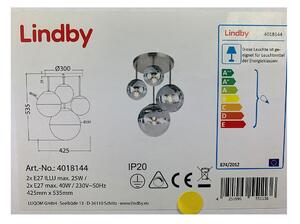 Lindby Lindby - Stropné svietidlo RAVENA 2xE27/40W/230V + 2xE27/25W/230V LW0402 + záruka 3 roky zadarmo