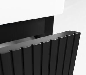 Sapho FILENA dvojumývadlová skrinka 118x51, 5x43cm, čierna mat strip
