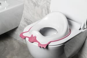 Aqualine DUCK detské WC sedátko, ružová
