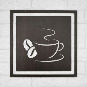 DUBLEZ | Drevená dekorácia do kuchyne - Káva