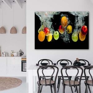 Obraz na plátně Ovoce Zelenina Voda - 60x40 cm