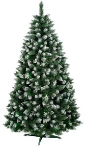 Vianočný stromček zeleno biely Verona so šiškami 150 cm
