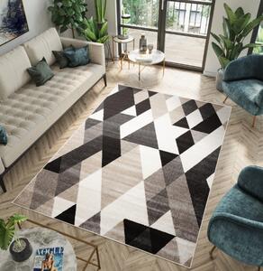 Moderný koberec s farebným vzorom Béžová Šírka: 80 cm | Dĺžka: 150 cm