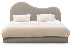 KK Čalúnená posteľ MONIKA 160x200 hnedosivá