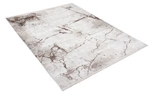 Krémový dizajnový vintage koberec s abstraktným vzorom krémová Šírka: 80 cm | Dĺžka: 150 cm