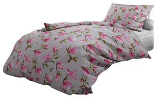 Obliečky krepové Magnolia TiaHome - 1x Vankúš 90x70cm, 1x Paplón 140x200cm