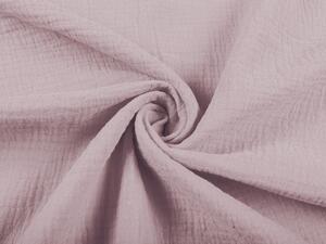 Biante Detské mušelínové posteľné obliečky do postieľky Nature MSN-008 Pastelovo fialkové Do postieľky 90x120 a 40x60 cm