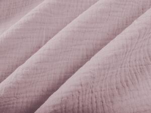 Biante Mušelínová obliečka na vankúš MSN-008 Pastelovo fialková 45 x 45 cm