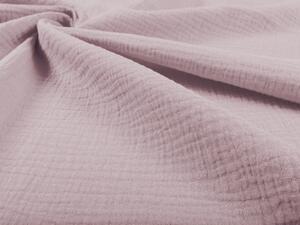 Biante Mušelínové posteľné obliečky Nature MSN-008 Pastelovo fialkové Jednolôžko 140x200 a 70x90 cm