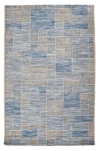 Kusový koberec Terazza 21107-733 Ivory Silver / Blue – na von aj na doma - 120x170 cm