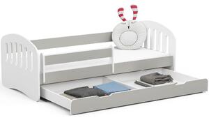 Detská posteľ Preena (sivá) (s matracom). Vlastná spoľahlivá doprava až k Vám domov. 1070760