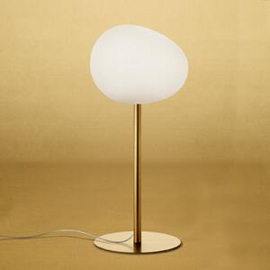 Foscarini Gregg media alta stolová lampa, zlatá