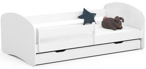 Detská posteľ Pranshi III (biela) (s matracom). Vlastná spoľahlivá doprava až k Vám domov. 1070797