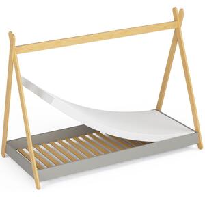 Detská posteľ Graciela II (sivá) (s matracom). Vlastná spoľahlivá doprava až k Vám domov. 1070802