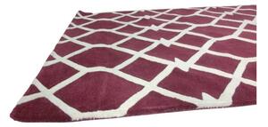 (3589) LIMOGES II koberec 200x140cm bordová/biela