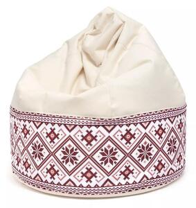 Sedací vak Viper Folk Outdoor TiaHome - krémovo hnedá
