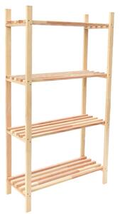 Drevený regál 75 x 30 x 120 cm ROJAPLAST 1376