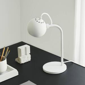 FRANDSEN Guľová stolová lampa, biela