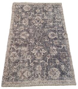HU Anracitový orientálny obdĺžnikový koberec BANCO NEW P1817 ANTRASIT Rozmer: 60x110 cm
